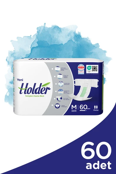 Holder Yetişkin Belbantlı Hasta Bezi Medium 30 x 2 Adet