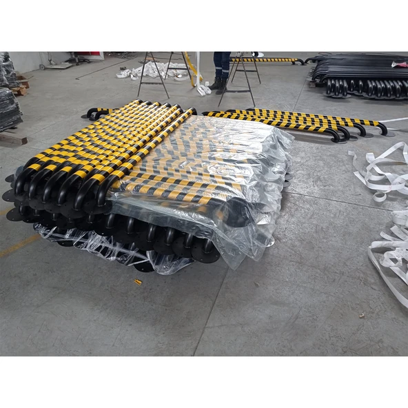 Araç Stoperi Birim Otopark Stoperi Bariyeri Araç Park Demiri Üretimi 200cm Ø76mm 2mm - 3