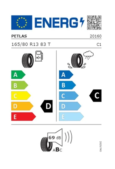 Petlas 165/80 R13 83T Elegant PT311 Oto Yaz Lastiği ( Üretim Yılı: 2025 ) - Resim 2
