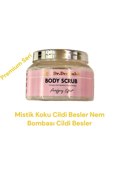 Body Scrub Besleyici Arındırıcı Nemlendirici Vücut Peelingi Deniz Tuzu İçerikli 300 gr Premium Seri