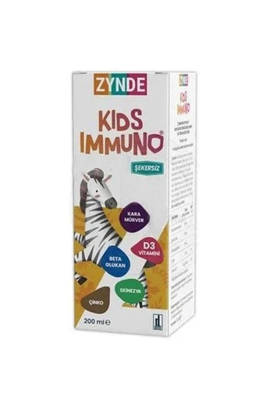 ZyndeKids Immuno Içeren Şurup 200 ml