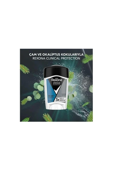 Rexona Clinical Protection Confidence 3X Güçlü Stick Deodorant 45 ml - 3