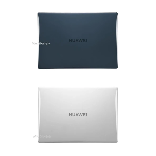 Huawei Matebook 14 Kılıf (2024 Yılı) ile Uyumlu Kristal Parlak iz Yapmaz Koruyucu Kılıf - 4