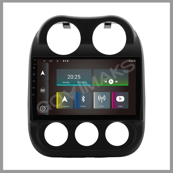 GOVİMAKS JEEP COMPAS 2010-2016 8 GB RAM 128 GB HAFIZA ANDROID MULTIMEDIA TEYP - 7