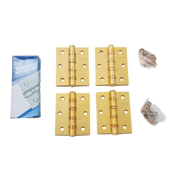 Venda Parlak Sarı Menteşe | 3x2.5x2.5x7.5 | 4 ADET - 3