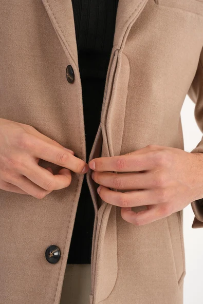 Chill Vizon Erkek Kaşe Kaban - 5