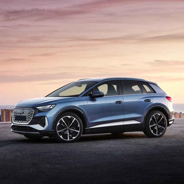 Audi Q4 E-Tron 2022-2025 Şifreli Bijon Kapağı Gri 4 Adet 4M0601173A - 2