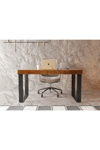 NT Concept Lilien Masif Ağaç Ofis Ve Çalışma Masası(75cm-140cm)