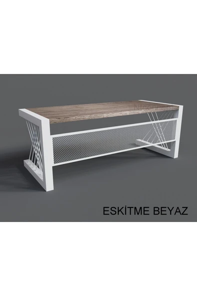 NT Concept Ntconcept Doğal Ahşap Ofis Ve Çalışma Masası-85cm-260cm-renk Seçenekli - 2