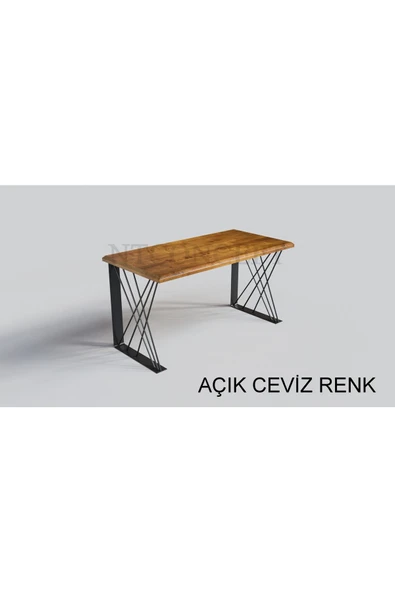 NT Concept Masif Ağaç Ofis Ve Çalışma Masası 75 cm-160 cm - 3
