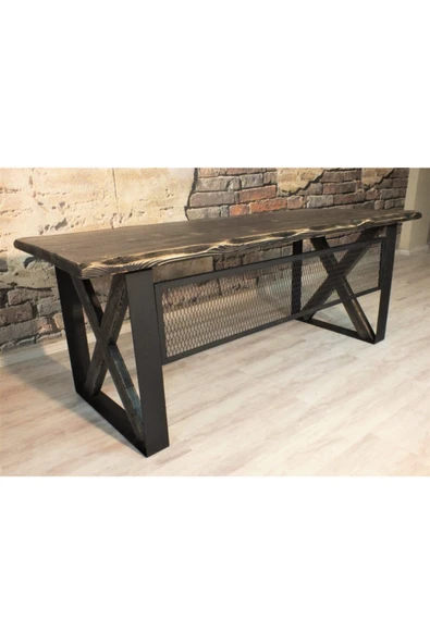 NT Concept Ntconcept Masif Ağaç Ofis Ve Çalışma Masası(85cm-200cm) - 3