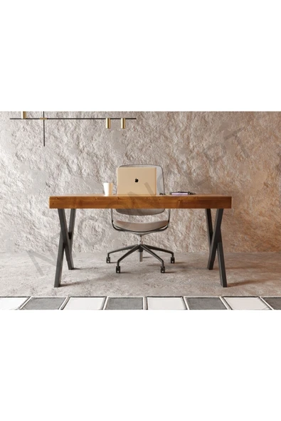 NT Concept Lidya Ntconcept Masif Ağaç Ofis Ve Çalışma Masası(75cm-120cm)