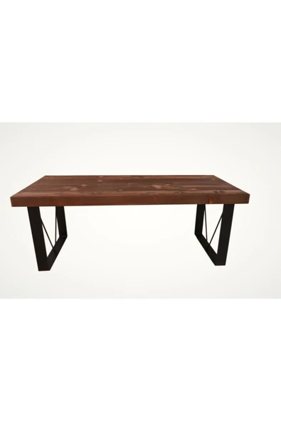 NT Concept Ntconcept Doğal Ahşap Yemek Ve Toplantı Masası(85CM-210CM)