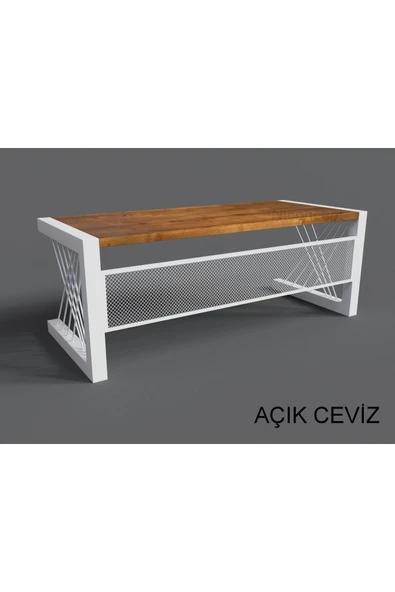 NT Concept Ntconcept Doğal Ahşap Ofis Ve Çalışma Masası-85cm-260cm-renk Seçenekli