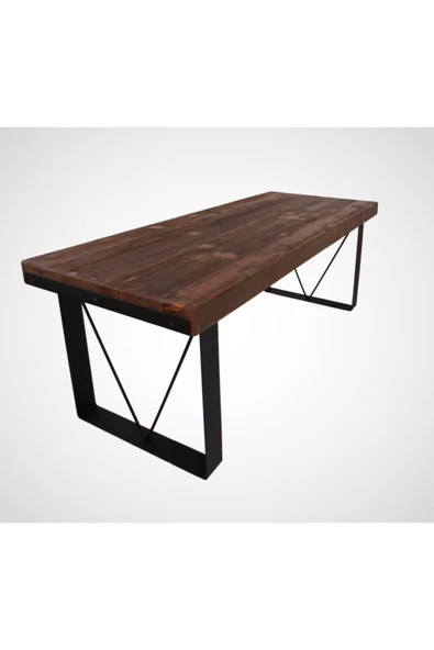 NT Concept Ntconcept Doğal Ahşap Yemek Ve Toplantı Masası(85CM-230CM) - 2