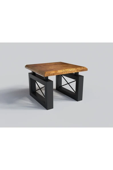 NT Concept Ntconcept Masif Ağaç Ofis Üçlü Takım-160cm-renk Seçenekli - Resim 4