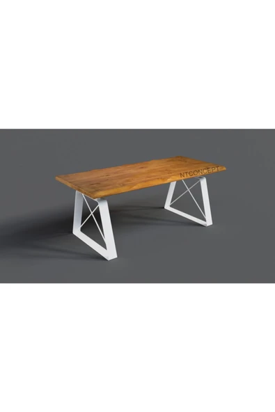 NT Concept Ntconcept Masif Ağaç Yemek Masası - 1