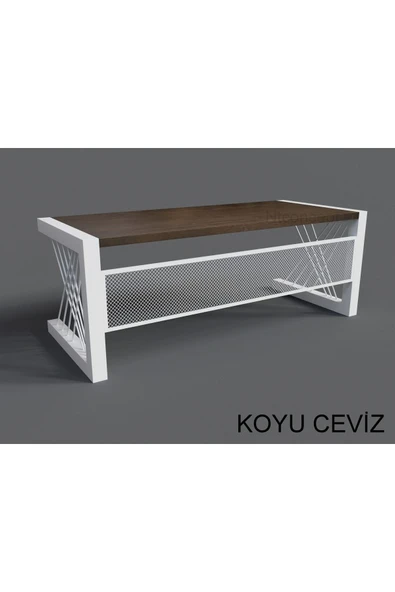NT Concept Ntconcept Doğal Ahşap Ofis Ve Çalışma Masası-85cm-260cm-renk Seçenekli - 4