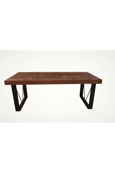 NT Concept Doğal Ahşap Yemek ve Toplantı Masası (85 cm-260 cmi) - 1