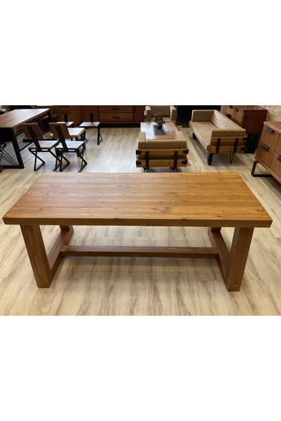 NTCollection NTConcept Doğal Ahşap Masif  Yemek Masası - 3