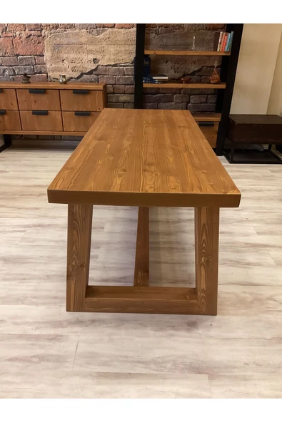 NTCollection NTConcept Doğal Ahşap Masif  Yemek Masası - 2
