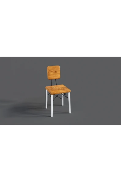 NT Concept Ntconcept Doğal Ahşap Sandalyeli Masa Takımı(85cm-185cm Masa+6 Sandalye) - Resim 4