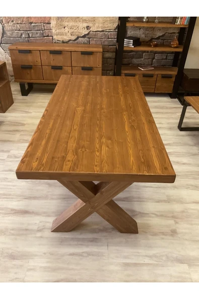 NTCollection Doğal Ahşap Masif Toscana Yemek Masası - 3