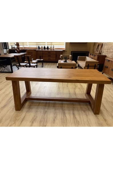 NTCollection NTConcept Doğal Ahşap Masif  Yemek Masası