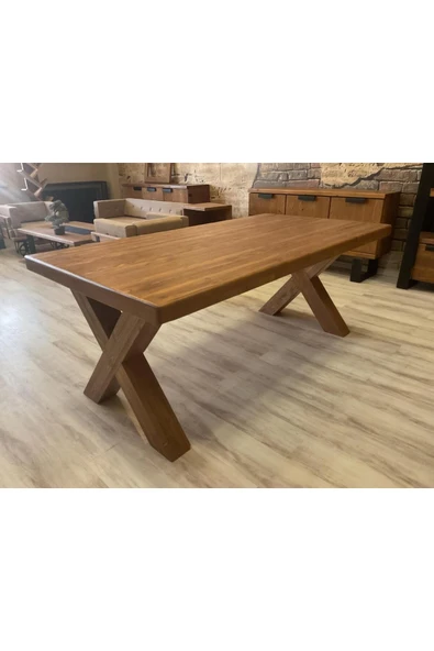 NTCollection Doğal Ahşap Masif Toscana Yemek Masası - 2