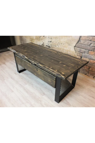 NT Concept Masif Ağaç Ofis Ve Çalışma Masası(85cm-220cm) - Resim 2