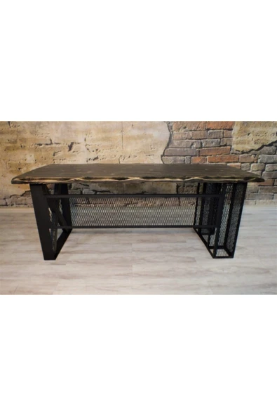 NT Concept Masif Ağaç Ofis Ve Çalışma Masası(100cm-240cm) - Resim 6