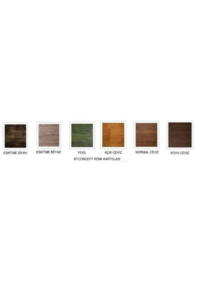 NT Concept Ntconcept Doğal Ağaç Modüllü Ofis Masası(100cm-260cm+modül) - 3