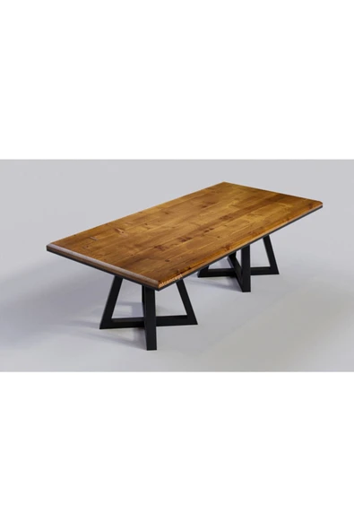 NT Concept Ntconcept Masif Ağaç Toplantı Masası-100cm-260cm-h78cm ürün görseli 1