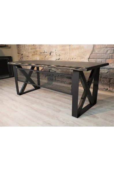 NT Concept Ntconcept Masif Ağaç Ofis Ve Çalışma Masası(100cm-220cm) ürün görseli 1