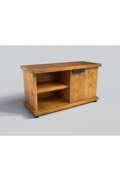 NT Concept Ntconcept Doğal Ağaç Ofis Düzenleyici Dolap(90cm-h60cm-41cm)