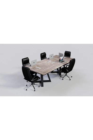 NT Concept Ntconcept Doğal Ağaç Toplantı Masası - 2
