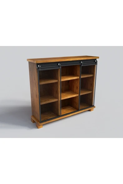 NT Concept Ntconcept Masif Ağaç Ofis Dörtlü Takım-180cm-renk Seçenekli - Resim 4