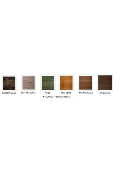NT Concept Doğal Ağaç Toplantı Masası 120cm-280cm - 3