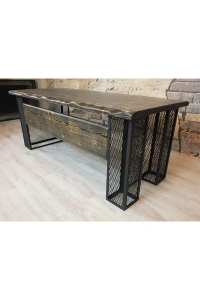 NT Concept Masif Ağaç Ofis Ve Çalışma Masası(100cm-220cm) - Resim 5