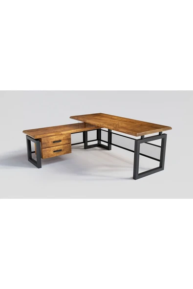 NT Concept Ntconcept Doğal Ağaç Modüllü Ofis Masası(100cm-240cm+modül) - 2