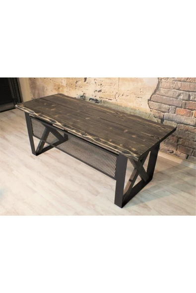 NT Concept Ntconcept Masif Ağaç Ofis Ve Çalışma Masası(100cm-220cm) - Resim 4