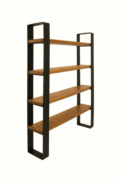 NT Concept Masif Ağaç Ofis Kitaplığı(en 220cm) - Resim 2