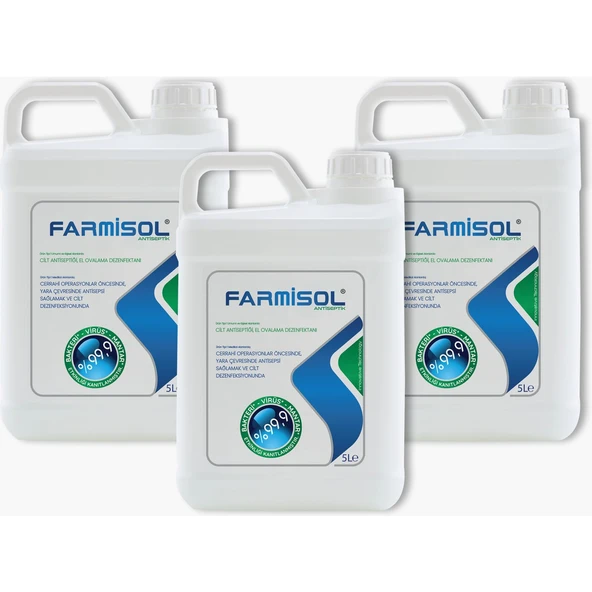 Farmisol Antiseptik 5 Litre 3 Adet - Dezenfektan