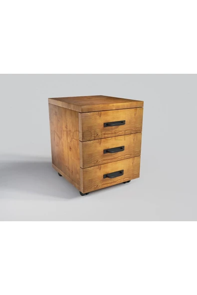 NT Concept Aden Doğal Ahşap Ofis Ve Çalışma Odası Takımı-200'lık Takım - Resim 4