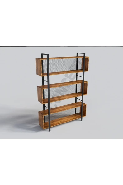 NT Concept Tora Masif Ağaç Kitaplık-vitrin(en 100cm)