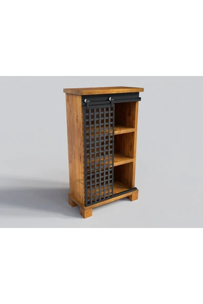 NT Concept Doğal Ağaç Ofis Kitaplık(80cm-h150cm-41cm) ürün görseli 1