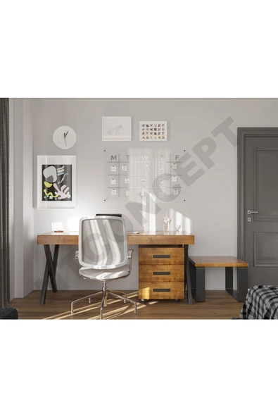 NT Concept Ntconcept Sim Üçlü Ofis Ve Çalışma Odası Takımı-220'lik Takım ürün görseli 1