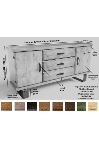 NT Concept Ntconcept Rose Doğal Ahşap Dörtlü Ofis ve Çalışma Odası Takımı-140'lık Takım - Resim 3