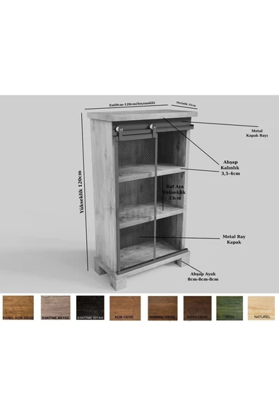 NT Concept Ntconcept Nita Doğal Ahşap Ofis Ve Çalışma Odası Takımı-200'lık Takım - Resim 2
