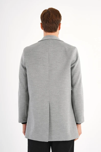 Regal Gri Kruvaze Erkek Kaban - 3